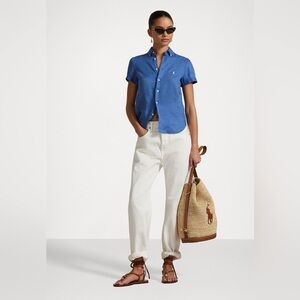 NWT POLO RALPH LAUREN Linen Short Sleeve Shirt